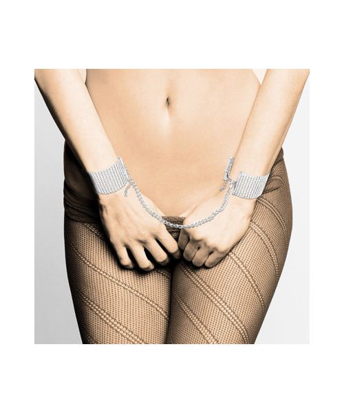 Браслети-наручники Bijoux Indiscrets срібні, OS