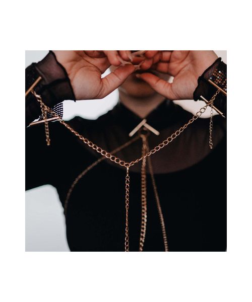 Браслети-наручники Bijoux Indiscrets срібні, OS