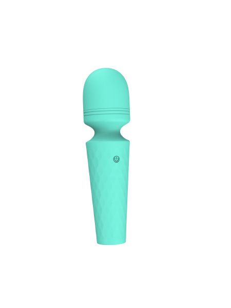 Міні-вібратор мікрофон Every Night Toys Sharon бірюзовий, 10 режимів вібрації