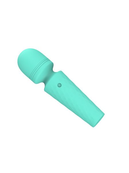 Міні-вібратор мікрофон Every Night Toys Sharon бірюзовий, 10 режимів вібрації