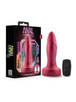 Анальна пробка з вібрацією та пультом Blush Anal Adventures Matrix, червона