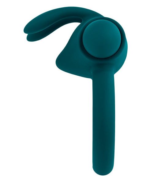 Ерекційне кільце з віброкулею Evolved Playboy Bunny Buzzer, зелене