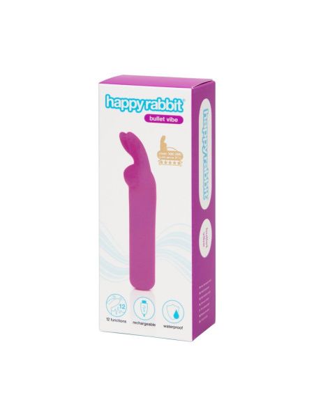 Міні вібратор Happy Rabbit Rechargeable Bullet Purple