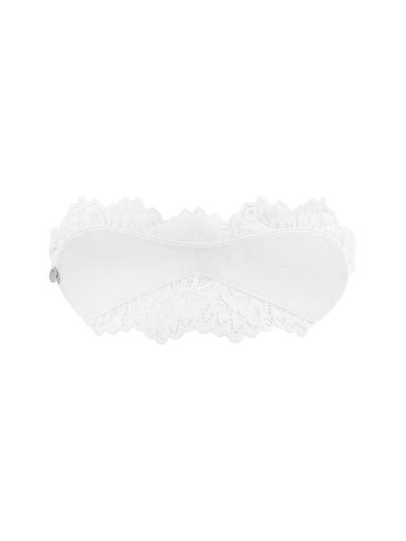 Атласна Маска для очей біла Amor Blanco eye mask white O/S