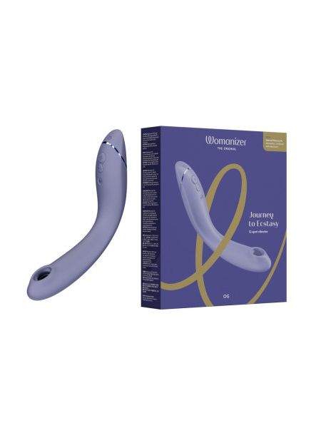 Вібратор для точки G c вакуумною стимуляцією Womanizer OG Lilac