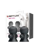 Вібростимулятор для сосків PRETTY LOVE Nipple Sucker, чорний