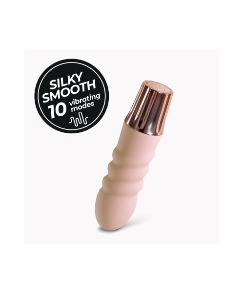 Міні-вібратор CRUSHIOUS Mellow Bubbles, рожевий, 11 х 2,8 см