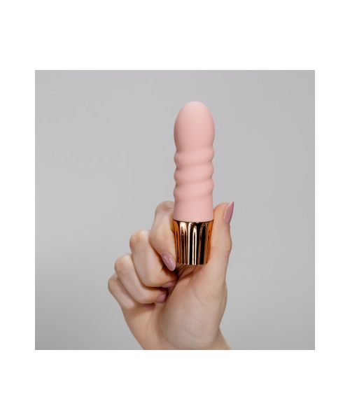 Міні-вібратор CRUSHIOUS Mellow Bubbles, рожевий, 11 х 2,8 см