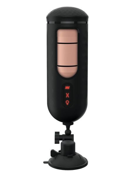 Мастурбатор з вібро Pipedream PDX Elite Vibrating Mega Milker чорний, 23.9 см