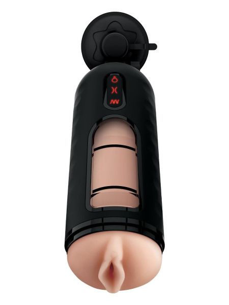 Мастурбатор з вібро Pipedream PDX Elite Vibrating Mega Milker чорний, 23.9 см