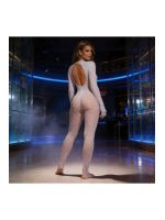 Комбінезон сітка з візерунком Star Night на все тіло, білий, OS (S-L)
