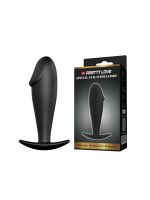 Анальна пробка силіконова Pretty Love Special Anal Stimulation, чорна, 10 х 3 см