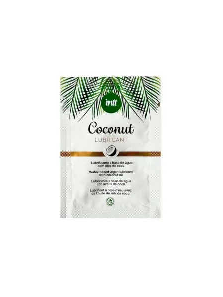 Саше лубрікант Intt Coconut (Vegan) на водній основі, з ароматом кокоса, 2 мл