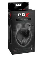 Мастурбатор з віброкулею Pipedream PDX Elite нереалістичний, чорний, 10 см