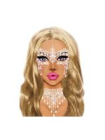 Наклейки для обличчя Diamond Sticker Masquerade White Leg Avenue