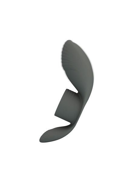 Ерекційне віброкільце PRETTY LOVE Master Ring, сіре, 11 х 4.5 см