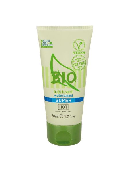 Органічний лубрикант на водній основі Hot Bio Lube Super, 50 мл