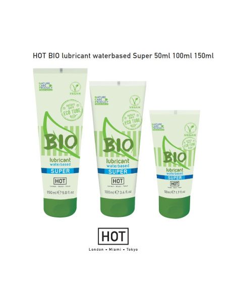 Органічний лубрикант на водній основі Hot Bio Lube Super, 50 мл