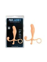 Масажер простати Chisa Prof.Jason C Prostate Exerciser з анатомічним рельєфом, бежевий