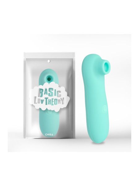 Вакуумний вібратор Chisa Irresistible Touch, бірюзовий