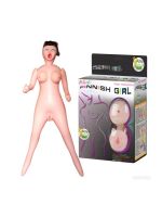 Секс-лялька з вібрацією BAILE Finish Girl Talla та двостороннім мастурбатором, 160 см