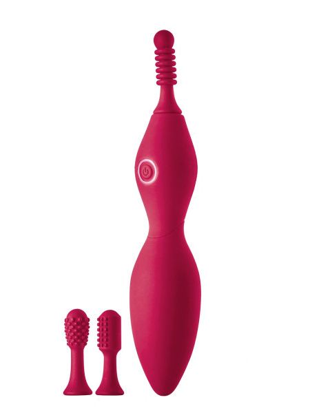 Вібратор для клітора з насадками Dream Toys SPARKLING VERONA