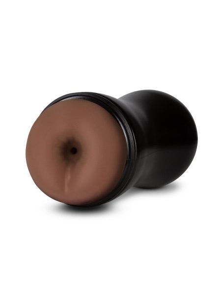 Мастурбатор-анус Blush Coverboy The Mechanic у колбі, коричневий, 18.5 см