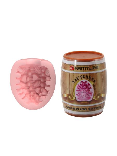 Мастурбатор яйце PRETTY LOVE Barrel Pink рожевий, 5.5 см