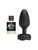 Анальний вібратор PRETTY LOVE Osborn з LED-підсвічуванням, 9.8 см