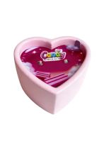 Масажна свічка з ароматом жуйки Candy Bubble Gum у формі серця, 70 мл