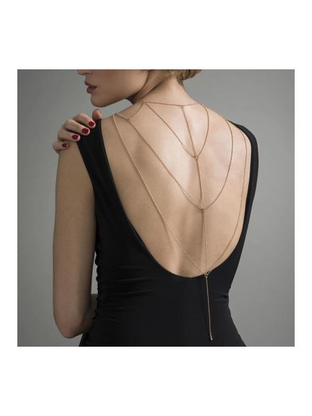 Ланцюжок для спини Bijoux Indiscrets Magnifique Back and Cleavage Chain - Gold, прикраса для тіла