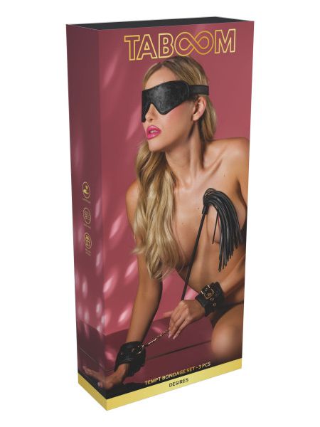 Набір для бондажу TABOOM Tempt Bondage Set, 3 предмети