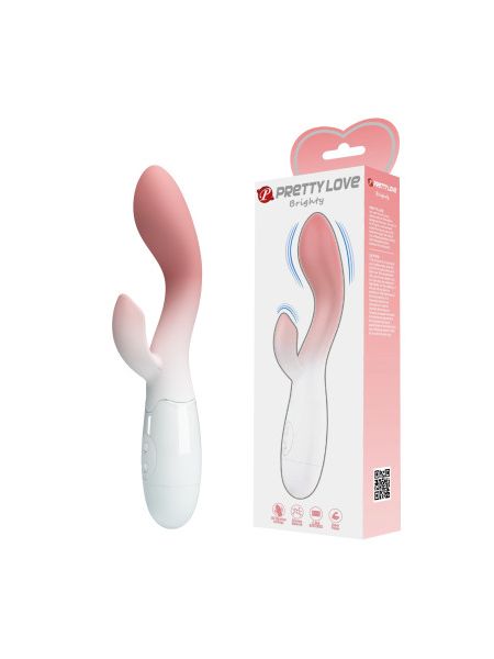 Вібратор-кролик PRETTY LOVE Brighty, 20 х 3.4 см