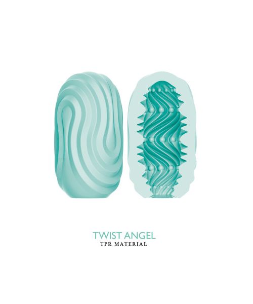Мастурбатор Pretty Love Twist Angel Cupid X Egg у колбі, м'ятний
