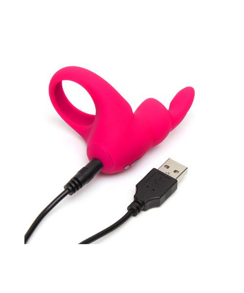 Ерекційне кільце Happy Rabbit Rechargeable Cock Ring Pink