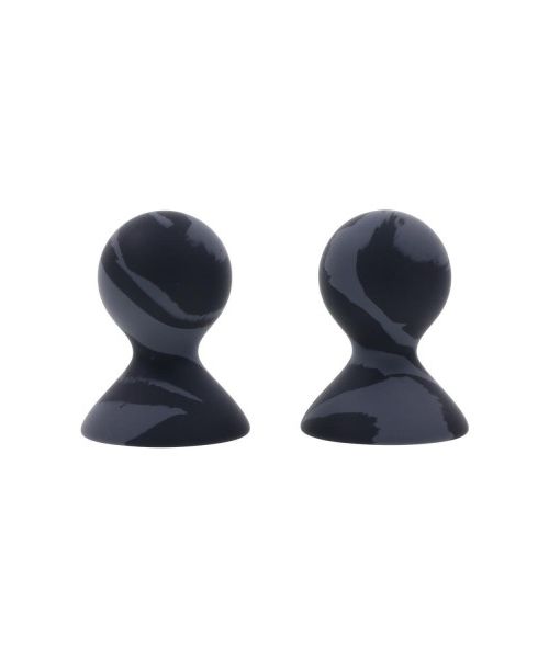 Вакуумні помпи для сосків Sportsheets Velvet Noir силіконові, чорні, 2 шт