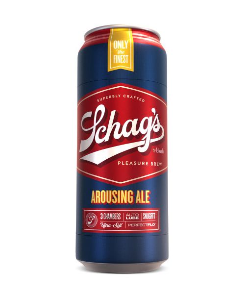 Самозмащувальний мастурбатор SCHAG'S AROUSING ALE FROSTED у вигляді банки пива