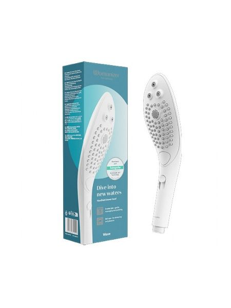Насадка на душ для мастурбації Womanizer Wave, біла