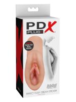 Мастурбатор Pipedream PDX Plus Perfect Pussy Dream Stroker бежевий, 14.8 см