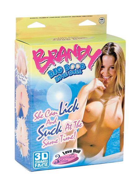 Секс лялька повнорозмірна NMC Love Doll Brandy з великими грудьми та 3D обличчям
