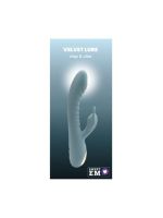 Вібратор-кролик рельєфний Sweet Em Velvet Lure 10 режимів вібрації і 5 режимів коливань