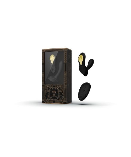 Вібратор у трусики AYA Zalo Obsidian Black на пульті управління