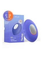 Кліторальний вібратор We-Vibe Temp Lavender Blue з функцією нагрівання та охолодження, синій