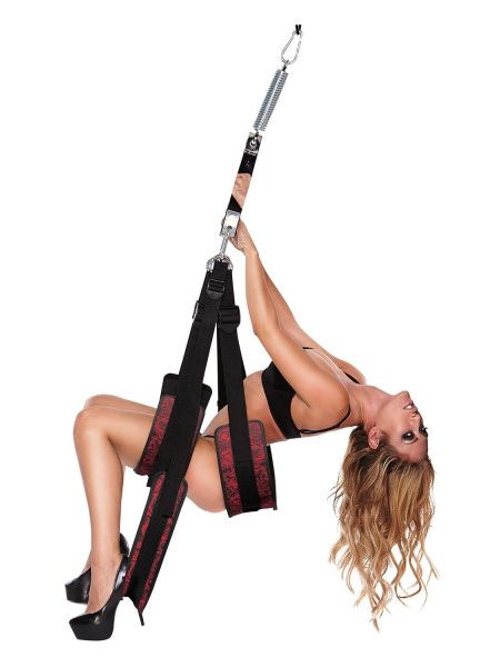Гойдалка для сексу Secret Kisses Pleasure Swing чорна, 95 см