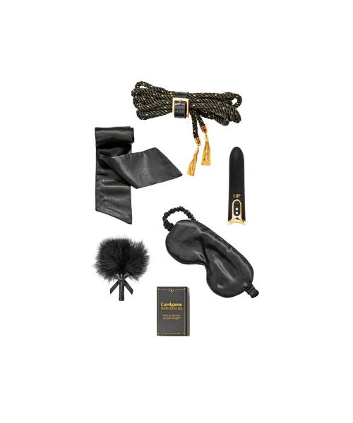 Подарунковий набір БДСМ Guilty Pleasure Subtle Spark, чорний, 6 предметів