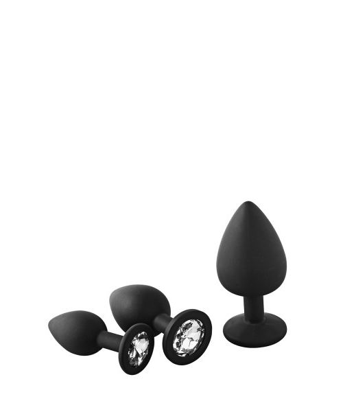 Набір анальних пробок Dream Toys Fantasstic White Stone