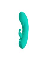 Вібратор-кролик PRETTY LOVE DJ Stick бірюзовий, 12.7 х 2.7 см