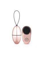 Віброяйце з пультом керування на батарейках Rosy Gold-New Vibrating Egg