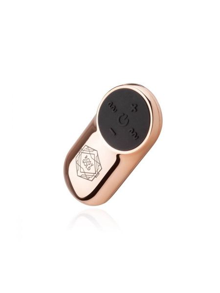 Віброяйце з пультом керування на батарейках Rosy Gold-New Vibrating Egg