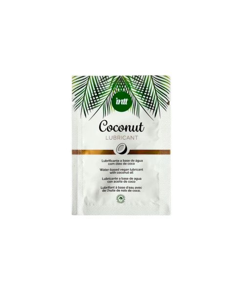 Саше лубрікант Intt Coconut (Vegan) на водній основі, з ароматом кокоса, 2 мл